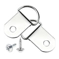 D-Ring Picture Hangers with Screws 150 Pack Hangers for Picture Frame 1Hole - size: 1hole_150pcs