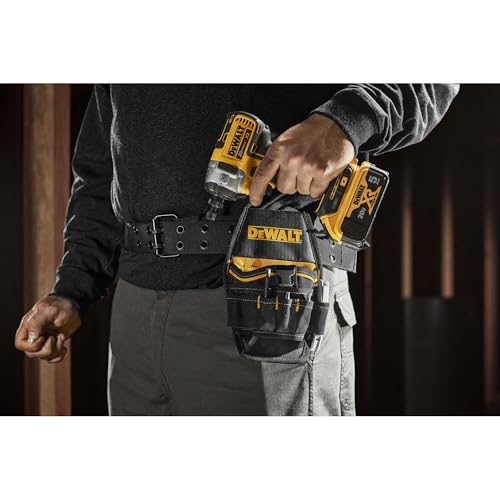 DEWALT Drill Holster for Tool Belt, Durable, Easy Tool Access (DWST540502) - size: One Size, style: Drill Holster