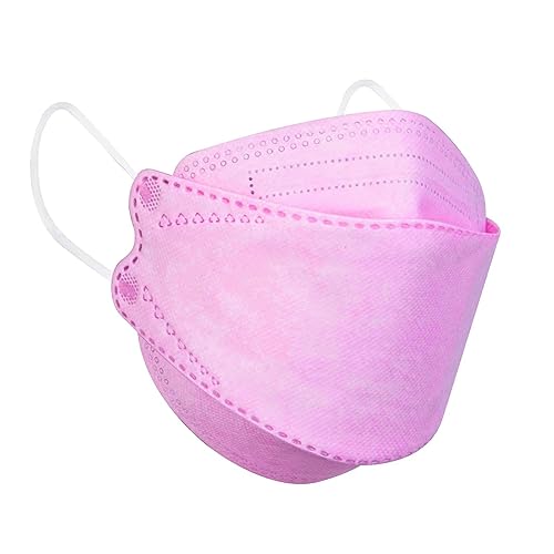 Borje KN95 Face Masks 50 Pack,Breathable Comfortable and Disposable KN95 Mask,Masks for Adults - color: Baby Powder=50pcs