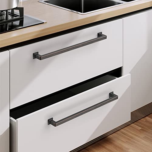 9BUILD 10 Pack 10 Inch Oil Rubbed Bronze Cabinet Pulls,Kitchen Hardware - color: Oil Rubbed Bronze, size: 10"/256MM Hole Center