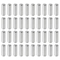 uxcell 40 Pcs 4 mm x 12 mm Dowel Pins, 316L Stainless Steel Cylindrical Dowel Pins Shelf Support Peg Pin Rod Fasten Elements Metal Shelf Pegs Silver Tone - size: 4 mm x 12 mm