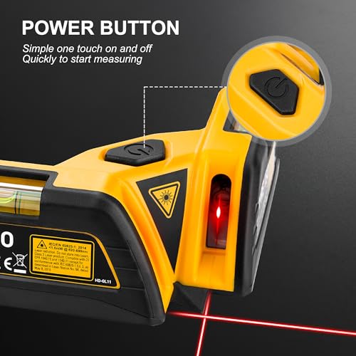 PREXISO Square Laser, 30Ft Flooring Laser Level, Tile Laser Line Projection