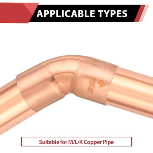 1 Piece EFIELD 1-1/2" C X C Copper 45 Degree Short Turn Elbow - size: 1-1/2"x1-1/2", style: 45 Degree