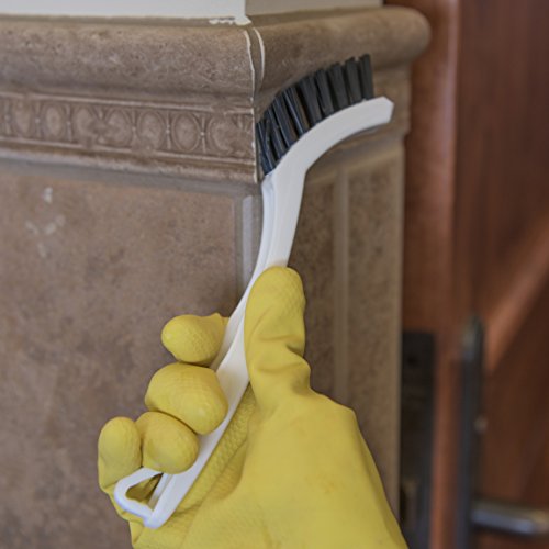 SPARTA Grout Brush with Stiff Nylon Bristles, 8 Inch, White - color: White, size: 8.75 Inches