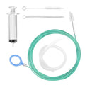 118" Car Sunroof Drain Cleaning Tool,Flexible Auto Sunroof Drain Cleaner Tool with Hose Cleaning Brush,Syringe,Syringe Hose,Soft Drains Brush,Sun Roof Drains Cleanings Tools