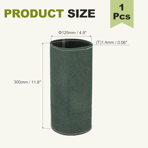 Duct Connector (5") - Flexible Canvas Female Fit Air Duct Vibration Noise Reducing Ducting Coupler Pipe Fitting Coupling for HVAC Ventilation Exhaust Fan Vent Systems, Green - size: 5 Inch