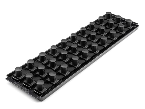 TEKTON 1/4 Inch Drive Socket Organizer Set | OST05339 - color: Black, size: (30-Tool), style: 3-Rail