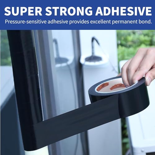 TAPEBEAR Corrosion Protection PVC Pipe Tape 3" x 33Yard 7mil Thick Black - size: 3Inch x 33Yard