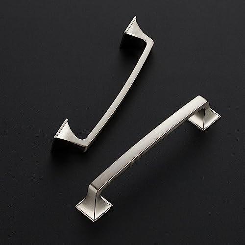 30 Pack Kitchen Cabinet Handles 5 Inch Brushed Nickel Cabinet Pulls - color: Brushed Nickel, size: 5 Inch Hole Centers