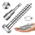 (10Sets) 3/8" x 2" Hex Head Lag Bolts, Heavy Duty Lag Screws with Washers, 304 Stainless Steel Bolts 18-8, Lag Screws Wood Screws, Partial Thread Bright Finish, 3/8 Bolt by Mywish - size: 3/8 x 2" (10 set)