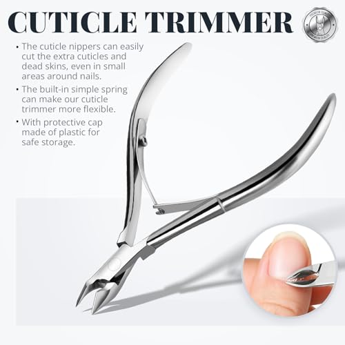 FANDAMEI Cuticle Kit, Nail Prep Kit, Nail Care Kit, Manicure Kit for Women