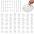Bilillo 40PCS Adhesive Plate Hangers for the Wall, Invisible Heavy Duty Plate Holders with Wall Hooks & Storage Box, Strong Sticky Hangers for Plates, Frames & Wall Art - style: 40 Pcs Square