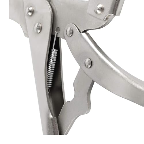 HOZEON 4 PCS 18 Inch C Clamp Welding Pliers with Swivel Pads, Heavy Duty Welding Clamp,Woodworking Clamps Set, Adjustable Nickel Plated C Pliers for Wood Working, Welding, Electrician Maintenance - size: 4 PCS 18 In