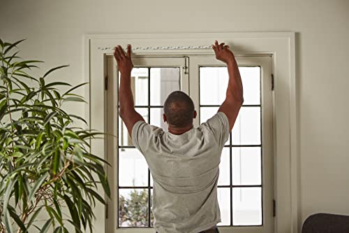 Duck MAX Strength Window Insulation Kit, Winter Window Seal Kit Fits up to 5 Windows, Heavy Duty Shrink Film Cuts to Size for Easy Indoor Installation, Window Tape Included,62 In. x 210 In., Clear - size: Standard Window - 5 Pack