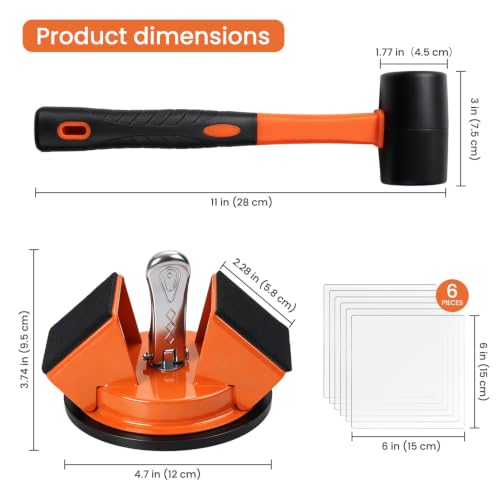 Floor Gap Fixing Tools for Laminate, Hardwood, Vinyl Plank & LVP Flooring