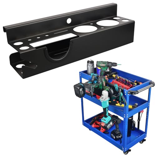 MUTUACTOR Power Tool Organizer,Heavy Duty Drill Driver Angle Grinder Holder,Quick Access Impact Drill Holder Tool Rack Utility for Rolling Tools Chest Utility Storage Carts - style: Drill Driver Angle Grinder Holder