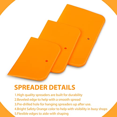 Minatee 2 Pcs 14.5 x 10 Inch Plastic Body Filler Mixing Board - size: 14.5 x 10 Inch