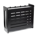 WiFi Router Storage Cabinet Router Box Hider WiFi Box Hider Shelf Cover - color: Black