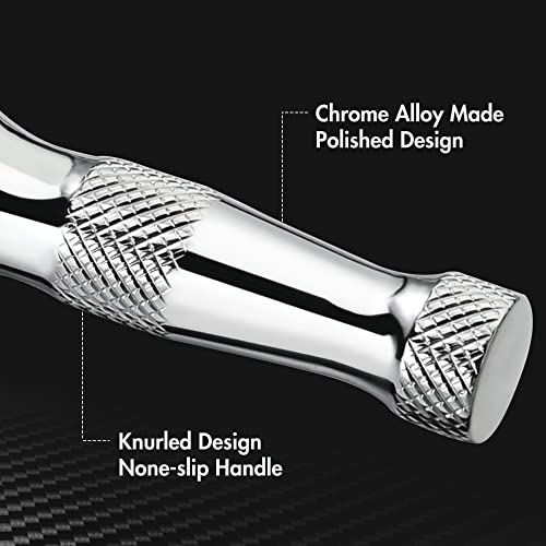 DURATECH Stubby Ratchet Set, 1/4-Inch and 3/8-Inch Ratchets, 4-piece - style: 1/4" & 3/8" Single Head Ratchets + Extension Bars