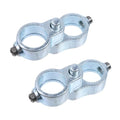 2 Sets 1" Chain Link Fence Gate Post Hinge, Removable Fence Hinges - size: 1"