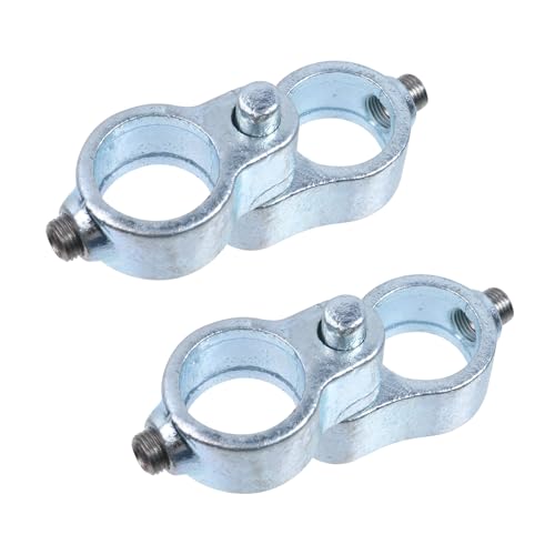 2 Sets 1" Chain Link Fence Gate Post Hinge, Removable Fence Hinges - size: 1"