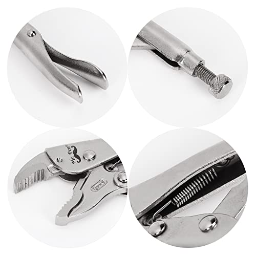 Mr. Pen- Locking Pliers, 7 Inch, Curved Jaw