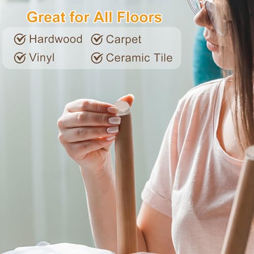 uxcell Furniture Sliders, 4Pcs 1 3/8" - Plastic Self-Adhesive Square Sliding Pads, Chair Glides for Carpeted Tile Vinyl Hardwood Floors (Grey) - size: 1 3/8"