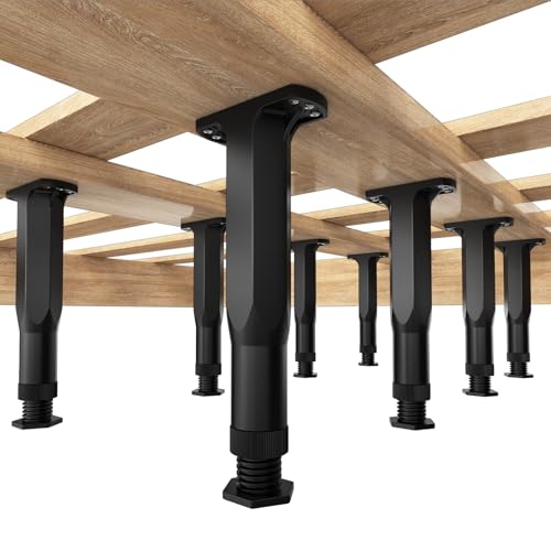 8 PCS Adjustable Bed Frame Support Legs(8.3"-14.5"),for Frame/Sofa/Dresser - size: 8pcs (8.3"-14.5")