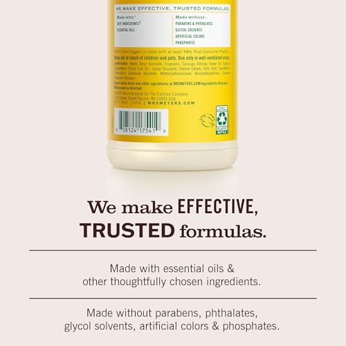 MRS. MEYER'S CLEAN DAY Multi-Surface Cleaner, Honeysuckle, 16 fl oz - size: 16 Fl Oz (Pack of 1)