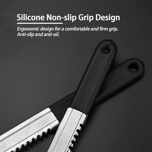 Non-slip Design 11 inch Automotive Wrench with [Silicone Non-slip Grip] Adjustable Wrench Fits a Variety of Fastener Sizes for Construction Machine Automobiles Home Repairs 11'' Black - color: Black, size: 11 inch