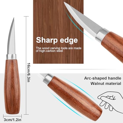 Wood Carving Knifes, (Straight handle Sloyd Carving Knife) - style: Straight handle Sloyd Carving Knife