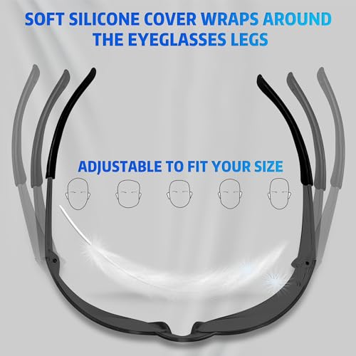 Salfboy Ansi Z87.1 Certified Safety Glasses, Bulk Protection Glasses - color: Grey