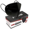 Lyka Distribution KN95 Face Masks - 50 Pack - 5 Layer Protection Breathable KN95 Face Mask with Comfortable Elastic Ear Loop - color: Black