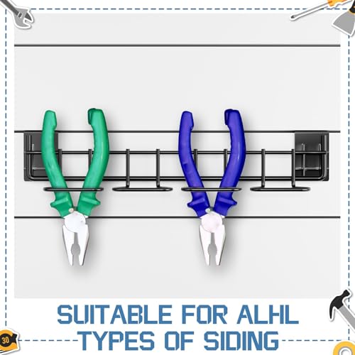 Blulu 2 Pcs Slatwall Screwdriver Holders Slatwall Plier Holders Screw Driver Organizers Screw Driver Hooks and Hangers Accessories for Clothing Home Garage Shop Retail Display