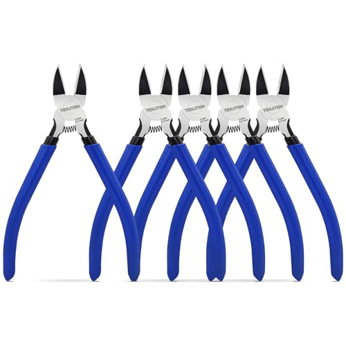 6" Wire Cutters for Crafting Floral Wire Clipper Snips - 5 Pack - color: 6"- 5 Pack