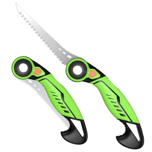 14Inch Folding Hand Saw,Heavy-Duty Pruning Saw with SK5 Extra-Long Blade - size: 14