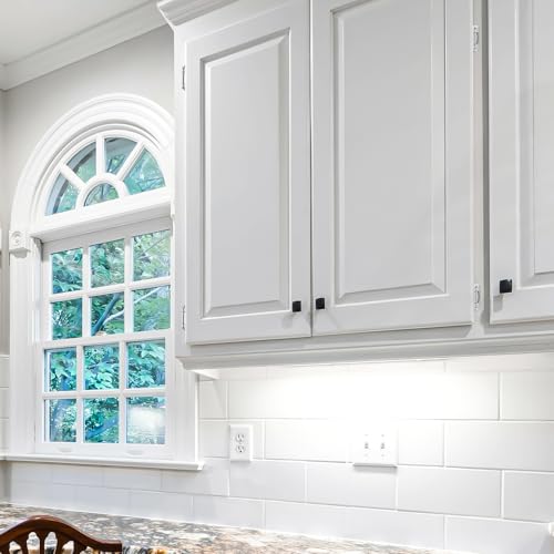 Ravinte Polished Chrome Semi-Overlay 1/2 inch Self-Closing Hinges, 10 Pack - color: Polished Chrome