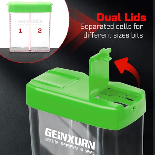 Geinxurn Impact Security Torx Screwdriver Bits Set,43 Pcs(TT7-TT40) Magnetic 1"& 2" Long S2 Steel Hollow Torx Driver Bits with Magnetic Bit Holder Storage Colorful Box - color: Tt7-tt40, size: 1"2"-43PCS