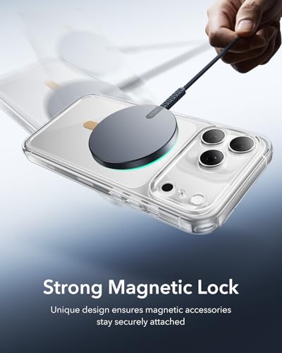 ESR for MagSafe Sticker, MagSafe Ring for iPhone 17, Samsung Galaxy - color: Titanium