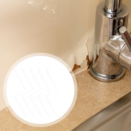 10 Pcs Bathtub Hole Patch Siding Wall Repair Kit, Transparent - color: Transparent