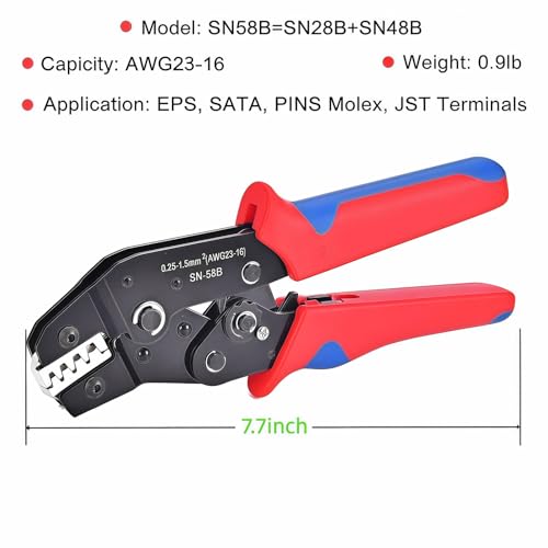 352Pcs Waterproof Automotive Electrical Connectors Kit with 24-16 AWG（0.25-1.5mm²）Ratchet Crimper, 1/2/3/4 Pin Wire Connector Terminals for Car Truck Boat, Weatherproof Electrical Connector Set