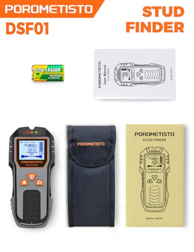 6-in-1 POROMETISTO Stud Finder Wall Scanner DSF01