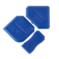 Silicone Caulking Tools Compatible with Sealant Grout Finishing Sealing 3 Pieces Blue Caulk Tool Kit Caulking Finishing Tools