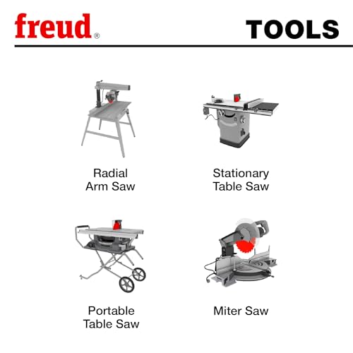 Freud LU84M011: 10" Combination Blade - style: 10-Inch 50 Tooth ATB Combination Saw Blade with 5/8-Inch Arbor