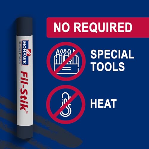 Mohawk Fil-Stik, Wax Putty Stick for Wood Repair, Snowdrift #Pt200, M230-0026, 1 Count