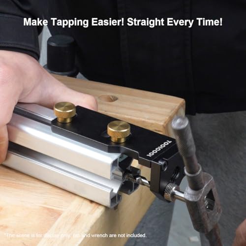 TOOLCOOL Aluminum Profile Tapping Assistant Tap Guide Jig For 20 30 40 Series European Standard Aluminum Extrusion