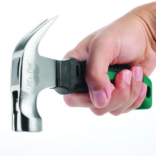Mr. Pen- Claw Hammer, 8oz, Dark Green, Magnetic - color: Dark Green