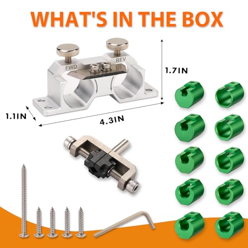 Dowel Maker Jig Kit cutter tool Imperial 9 Different Diameters - size: Imperial
