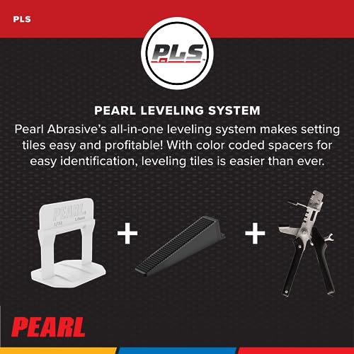 PEARL ABRASIVE CO. Leveling System Box of 500 Wedges
