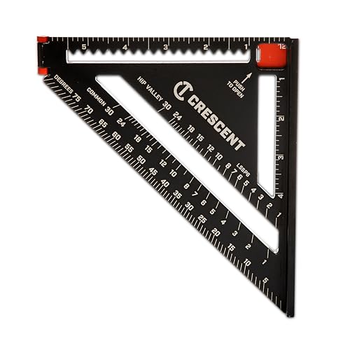 Crescent Lufkin EX6 2-in-1 Extendable Layout Tool - LSSP6-07, 6" - size: 6", style: 2-in-1 Extendable Square Discontinued